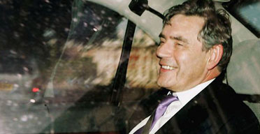 Gordon Brown grinning on 6 Sep 06 Gordon Brown grinning on 6 Sep 06